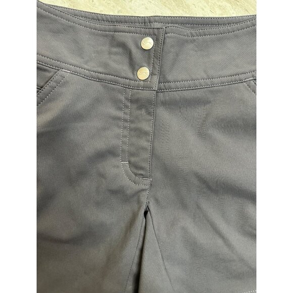New Slazenger Womens Size 0 Core Hydro-Dry Gray Athletic Shorts Pockets Preppy - Picture 4 of 12